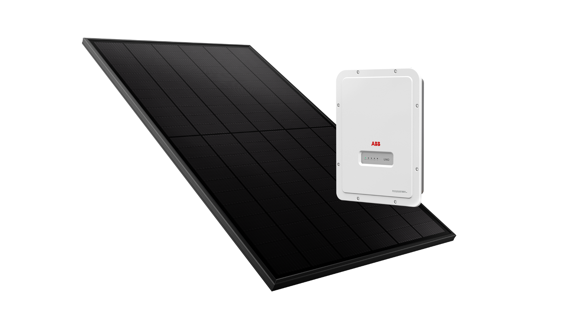 Solahart Silhouette solar panel and FIMER inverter