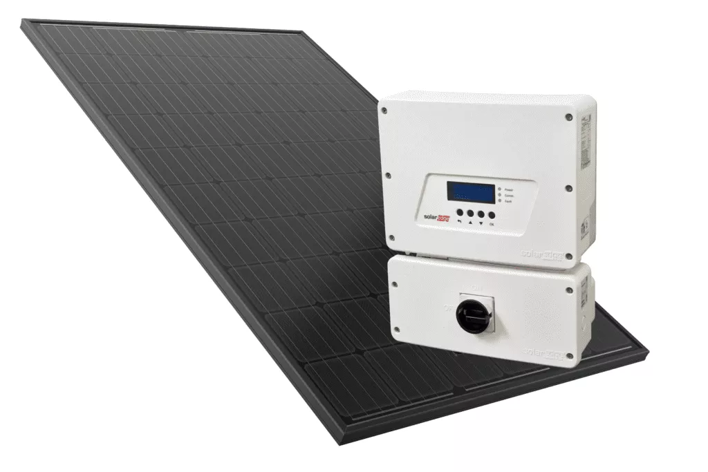 Solahart Silhouette solar panel and SolarEdge inverter