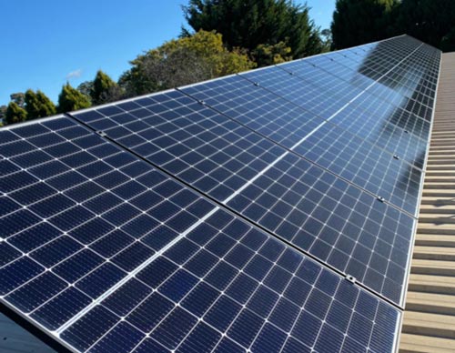 Solar power system installed at Milthorpe, NSW by Orange Electrical Works