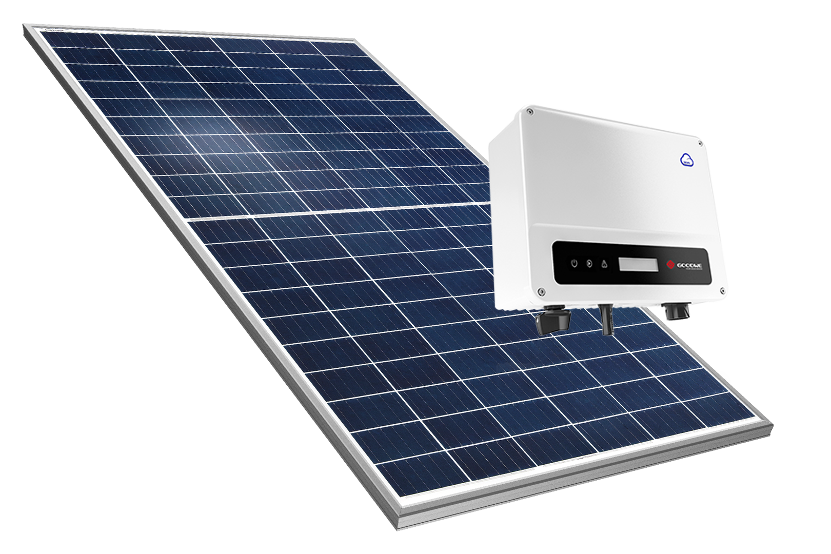Solahart SunCell solar panel and GoodWe inverter